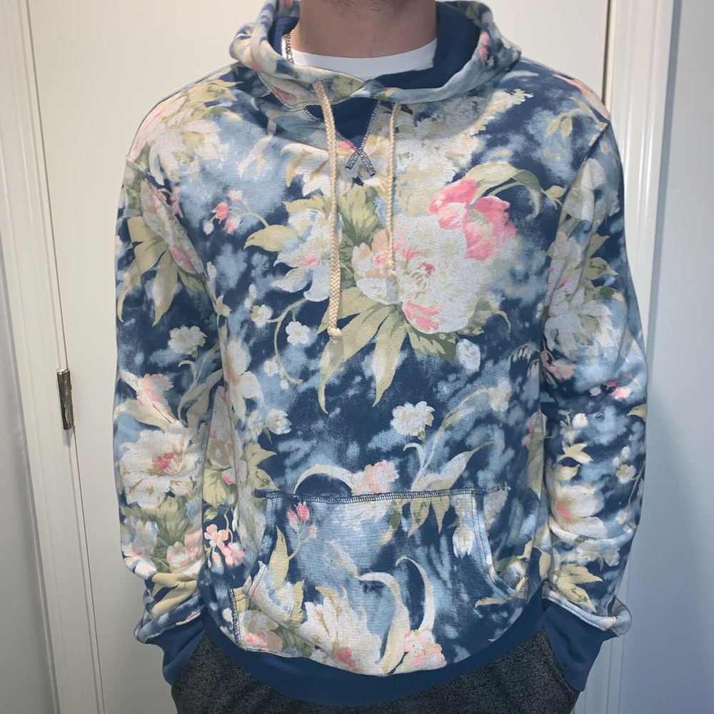 Ralph Lauren mens floral sweatshirt